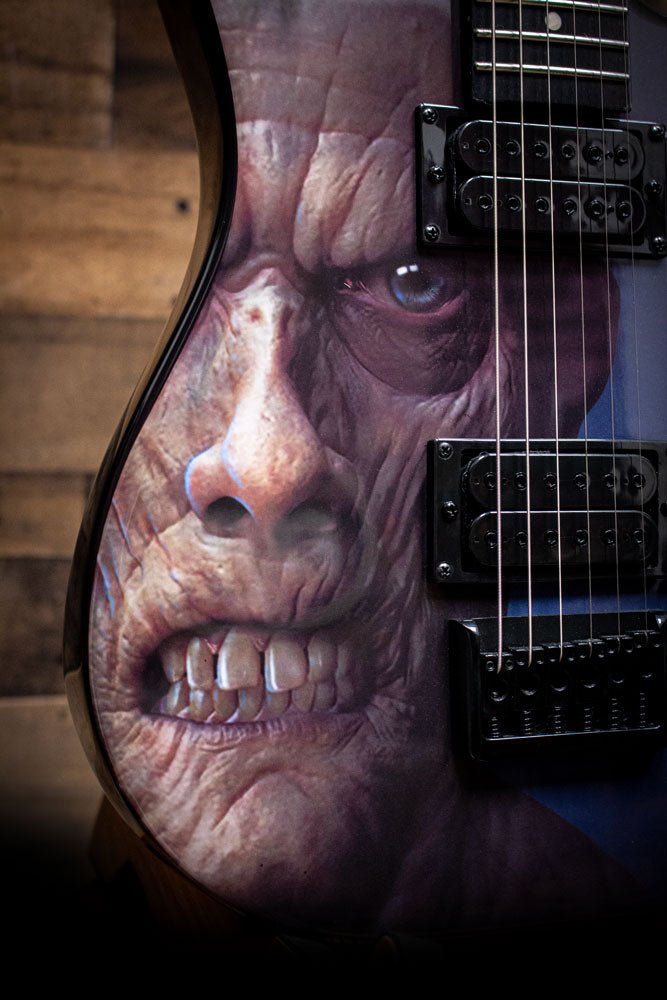 Zaar Cicero Limited Edition Artist Series Electric Guitar - Bill Zahn - Zombie - Zaar Guitars