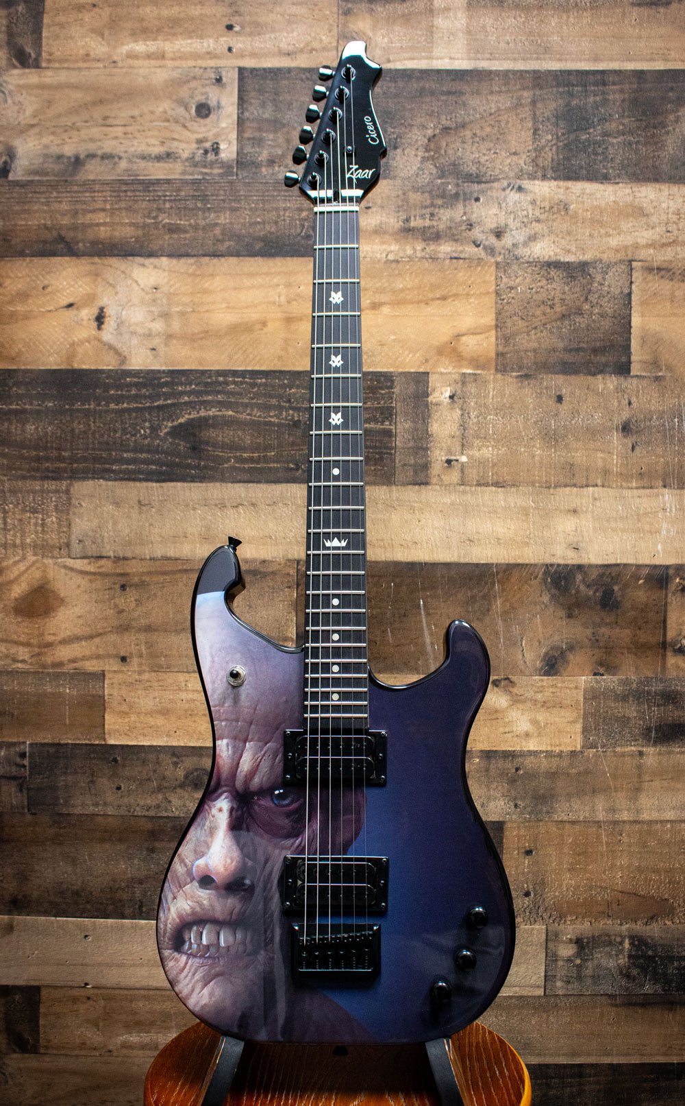 Zaar Cicero Limited Edition Artist Series Electric Guitar - Bill Zahn - Zombie - Zaar Guitars